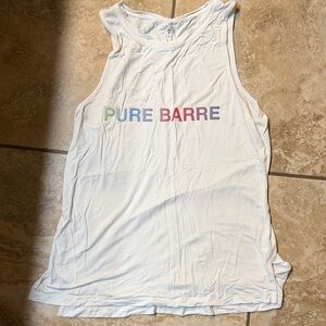 Noli White Tank Top with Multicolor Print